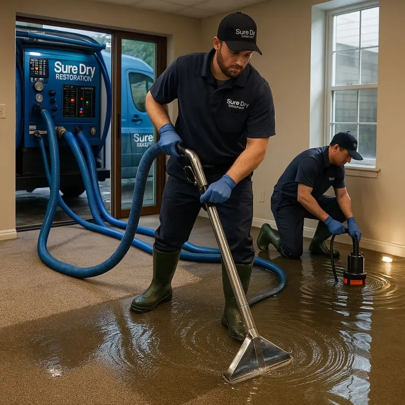 Water Extraction and Removal process in Union City, TN
